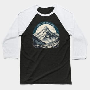 Mount Everest Baseball T-Shirt